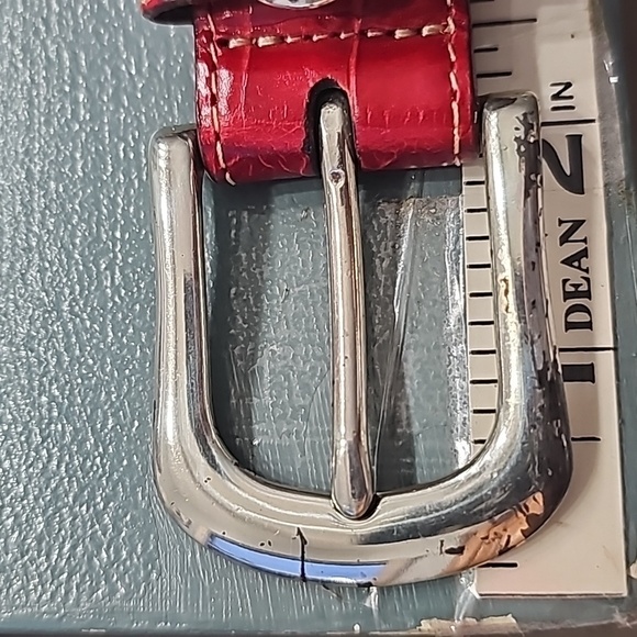 Brighton red belt‎ with hearts. Size 34 large. So Fun. - Picture 4 of 8